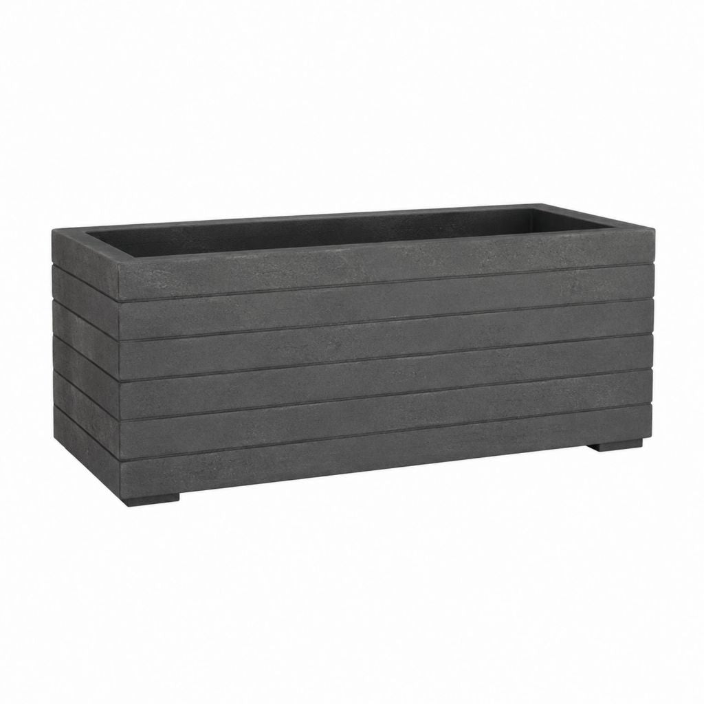 Pflanzkasten Anthrazit aus Polypropylen rechteckig 80 x 30 x 30 cm
