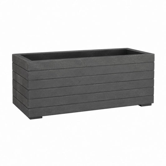 Pflanzkasten Anthrazit aus Polypropylen rechteckig 80 x 30 x 30 cm